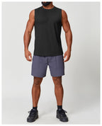 Mens Workout Training 88%polyester 12%spandex Tank Top EBX1166 - Product View 30 | Honfit