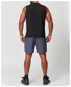 Mens Workout Training 88%polyester 12%spandex Tank Top EBX1166 - Product View 31 | Honfit