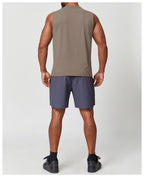 Mens Workout Training 88%polyester 12%spandex Tank Top EBX1166 - Product View 35 | Honfit
