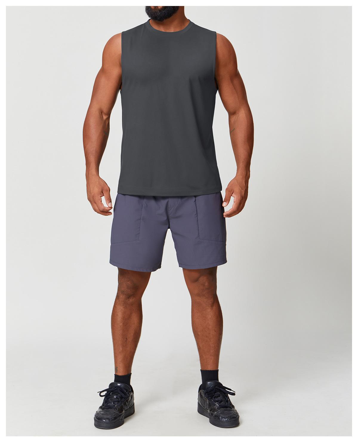 Mens Workout Training 88%polyester 12%spandex Tank Top EBX1166 - Product View 38 | Honfit