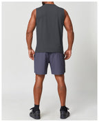 Mens Workout Training 88%polyester 12%spandex Tank Top EBX1166 - Product View 39 | Honfit
