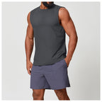 Mens Workout Training 88%polyester 12%spandex Tank Top EBX1166 - Product View 40 | Honfit