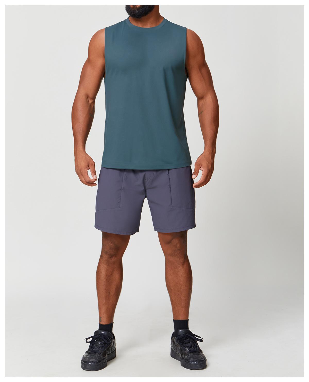 Mens Workout Training 88%polyester 12%spandex Tank Top EBX1166 - Product View 42 | Honfit