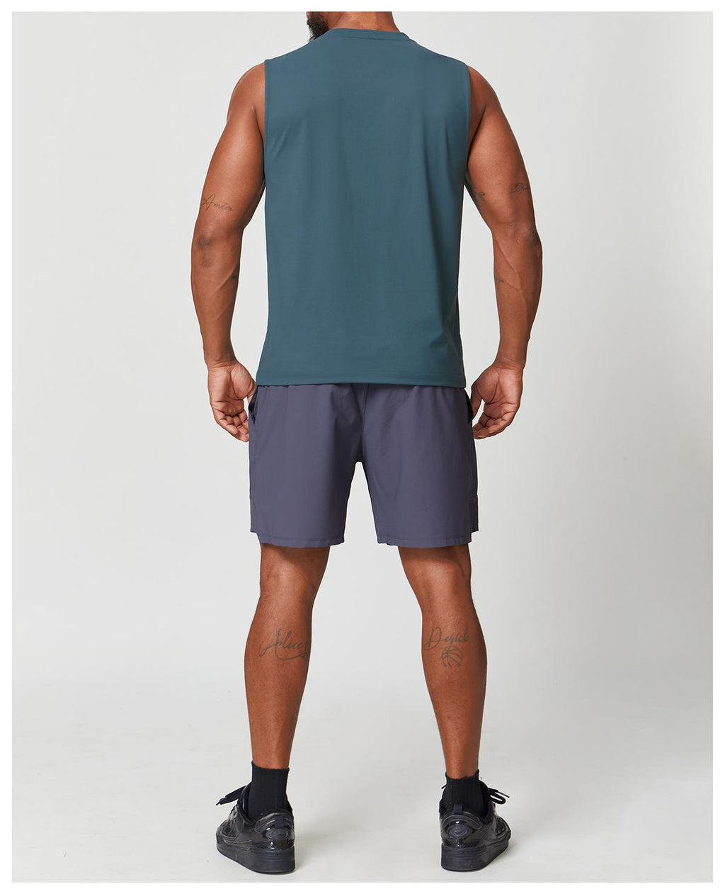 Mens Workout Training 88%polyester 12%spandex Tank Top EBX1166 - Product View 43 | Honfit
