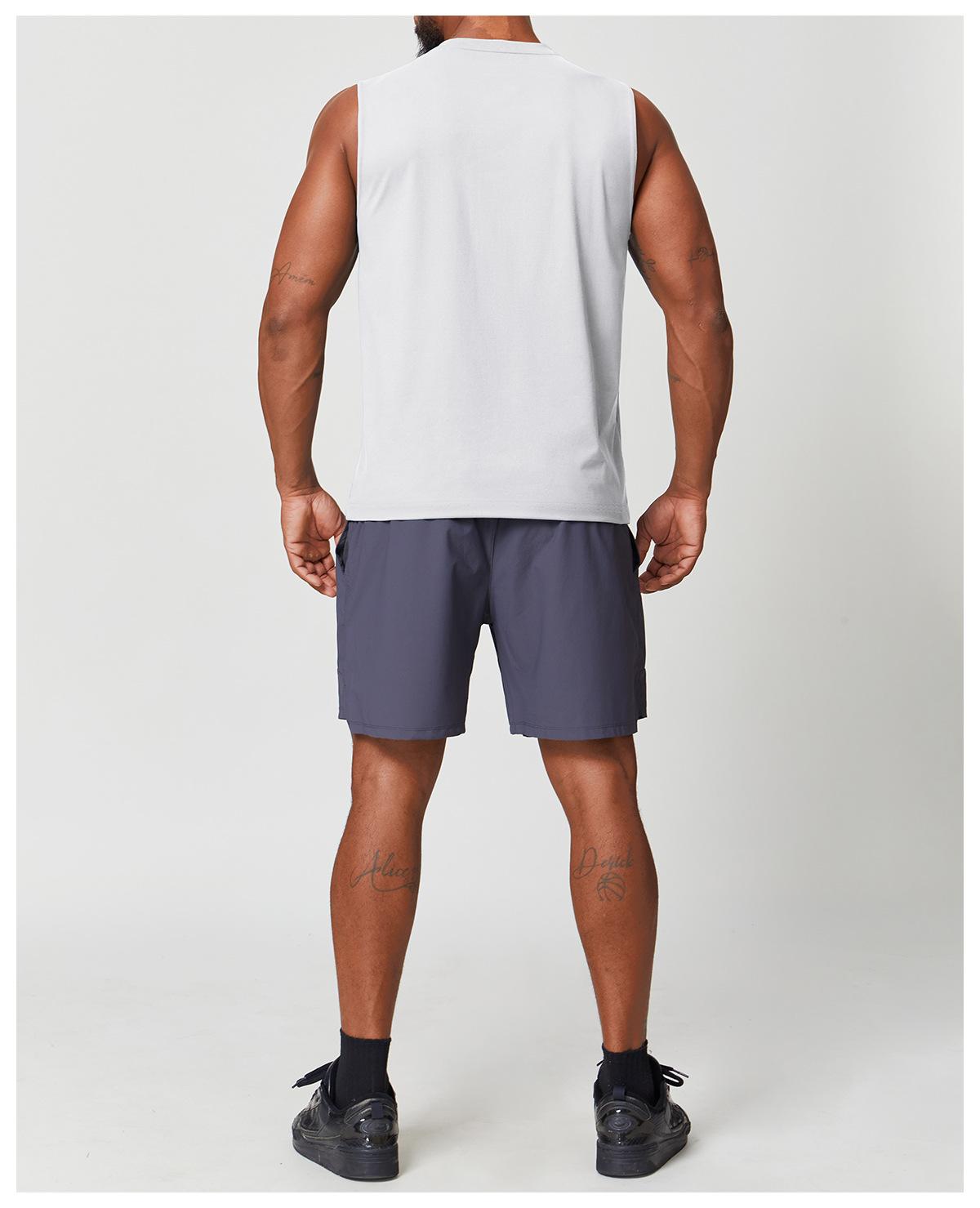 Mens Workout Training 88%polyester 12%spandex Tank Top EBX1166 - Product View 47 | Honfit