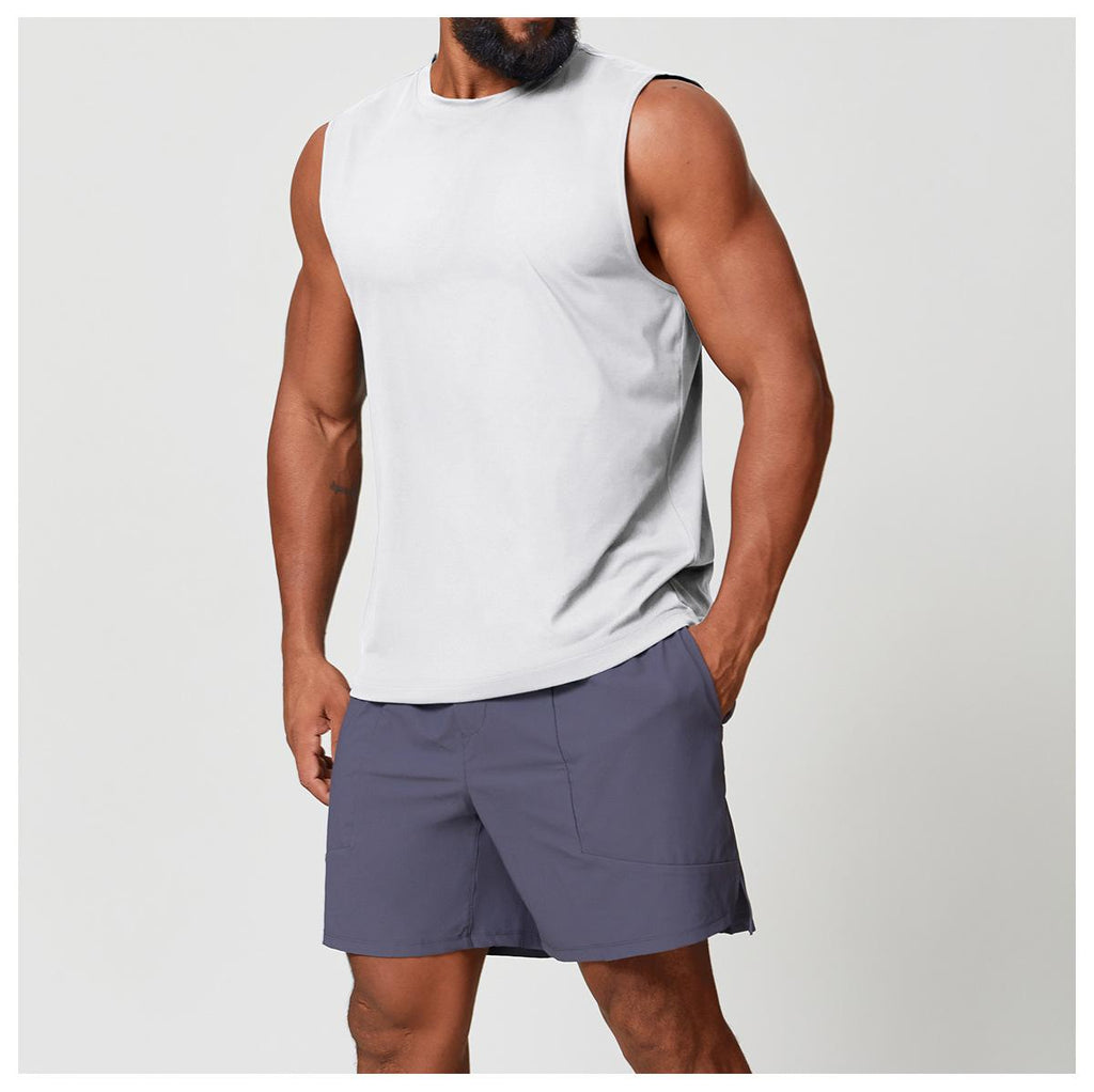 Mens Workout Training 88%polyester 12%spandex Tank Top EBX1166 - Product View 48 | Honfit