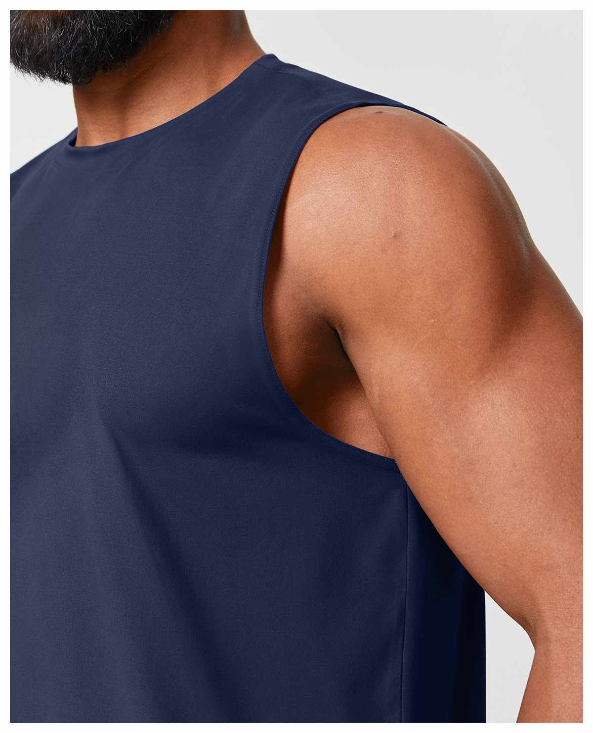 Mens Workout Training 88%polyester 12%spandex Tank Top EBX1166 - Product View 55 | Honfit