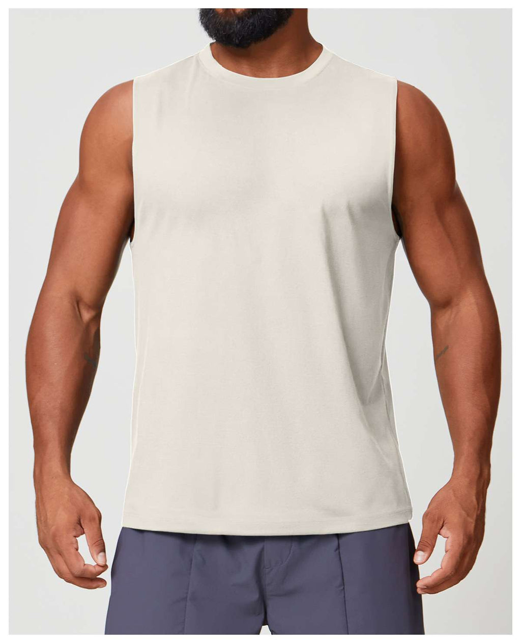 Mens Workout Training 88%polyester 12%spandex Tank Top EBX1166 - Product View 60 | Honfit