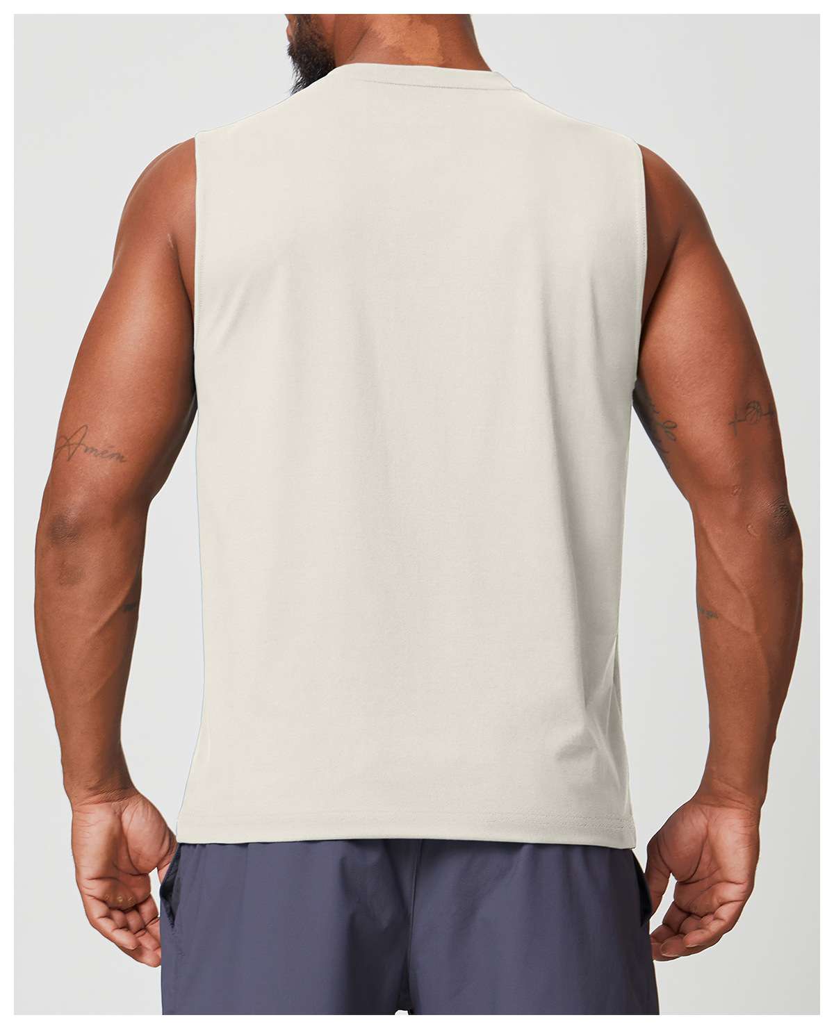 Mens Workout Training 88%polyester 12%spandex Tank Top EBX1166 - Product View 62 | Honfit