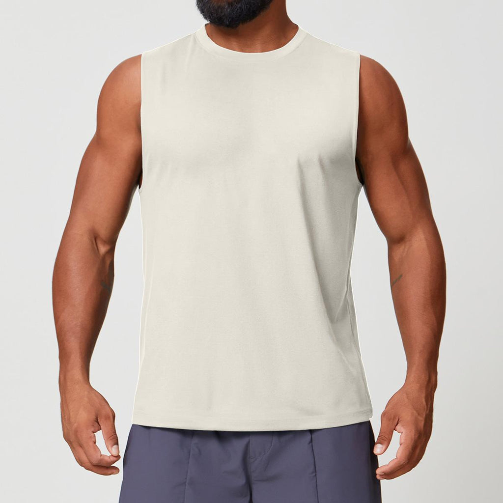Mens Workout Training 88%polyester 12%spandex Tank Top EBX1166 - Product View 9 | Honfit