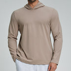 Mens Sports Fitness 78%nylon 22%spandex Hoodie ECX5086-1 - Product View 10 | Honfit