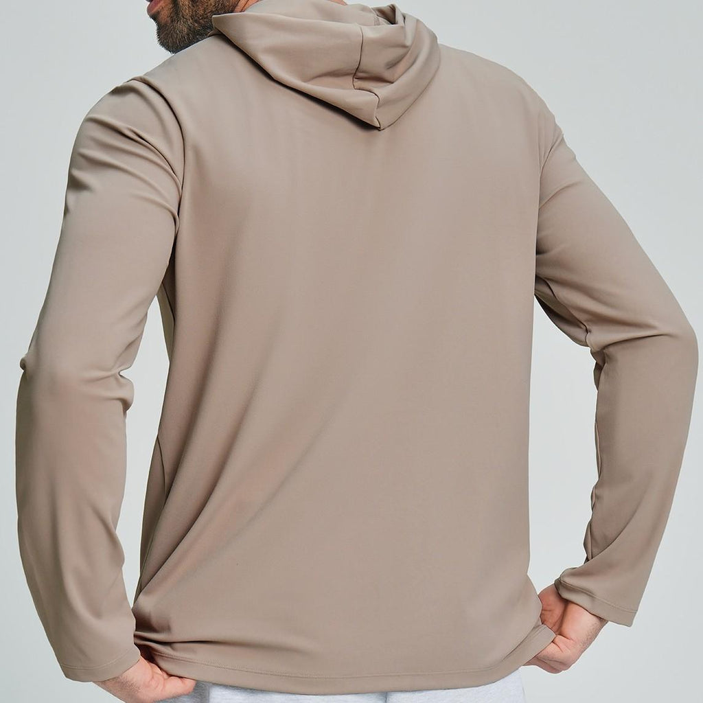 Mens Sports Fitness 78%nylon 22%spandex Hoodie ECX5086-1 - Product View 13 | Honfit