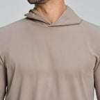 Mens Sports Fitness 78%nylon 22%spandex Hoodie ECX5086-1 - Product View 14 | Honfit