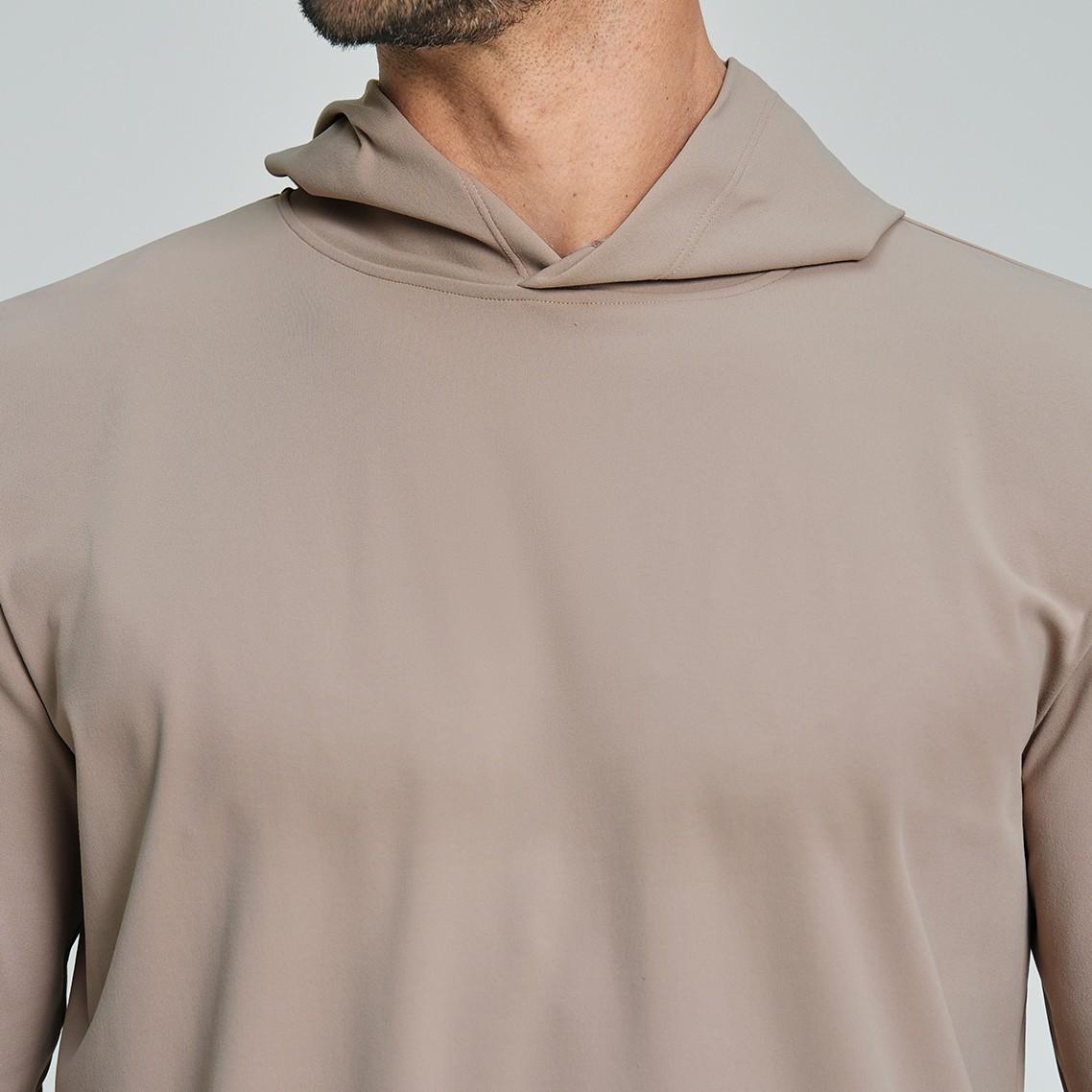 Mens Sports Fitness 78%nylon 22%spandex Hoodie ECX5086-1 - Product View 14 | Honfit