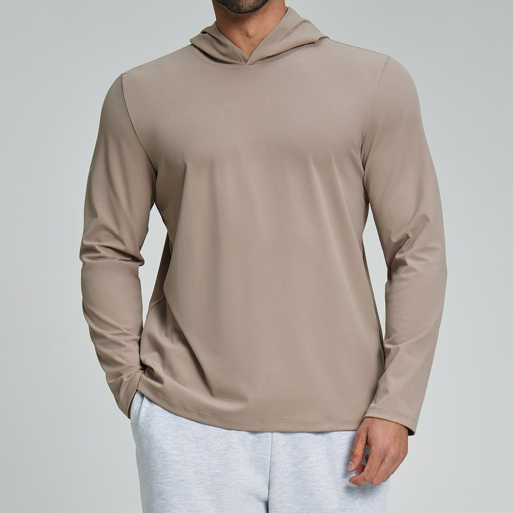 Mens Sports Fitness 78%nylon 22%spandex Hoodie ECX5086-1 - Product View 17 | Honfit