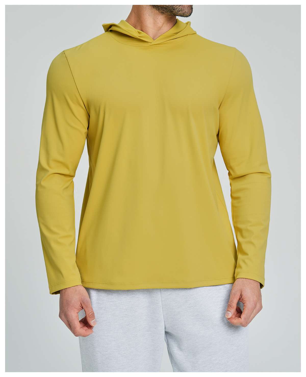 Mens Sports Fitness 78%nylon 22%spandex Hoodie ECX5086-1 - Product View 24 | Honfit