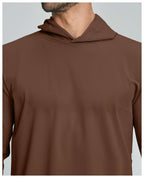 Mens Sports Fitness 78%nylon 22%spandex Hoodie ECX5086-1 - Product View 37 | Honfit