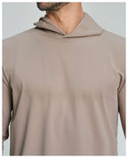 Mens Sports Fitness 78%nylon 22%spandex Hoodie ECX5086-1 - Product View 42 | Honfit