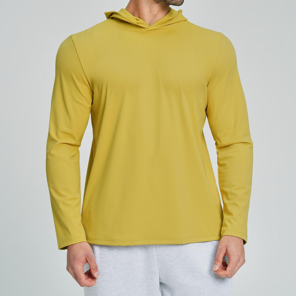 Mens Sports Fitness 78%nylon 22%spandex Hoodie ECX5086-1 - Product View 7 | Honfit