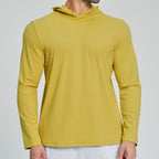Mens Sports Fitness 78%nylon 22%spandex Hoodie ECX5086-1 - Product View 9 | Honfit