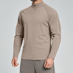 Mens Gym Training 78%nylon 22%spandex Quarter Zip Shirt ECX5086-2 - Product View 12 | Honfit
