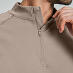Mens Gym Training 78%nylon 22%spandex Quarter Zip Shirt ECX5086-2 - Product View 13 | Honfit