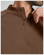 Mens Gym Training 78%nylon 22%spandex Quarter Zip Shirt ECX5086-2 - Product View 37 | Honfit