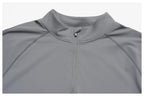 Mens Gym Training 78%nylon 22%spandex Quarter Zip Shirt ECX5086-2 - Product View 49 | Honfit