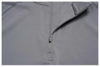 Mens Gym Training 78%nylon 22%spandex Quarter Zip Shirt ECX5086-2 - Product View 50 | Honfit