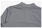 Mens Gym Training 78%nylon 22%spandex Quarter Zip Shirt ECX5086-2 - Product View 51 | Honfit