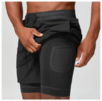 Men's Shorts Gym Running Casual Athletic EDK1189