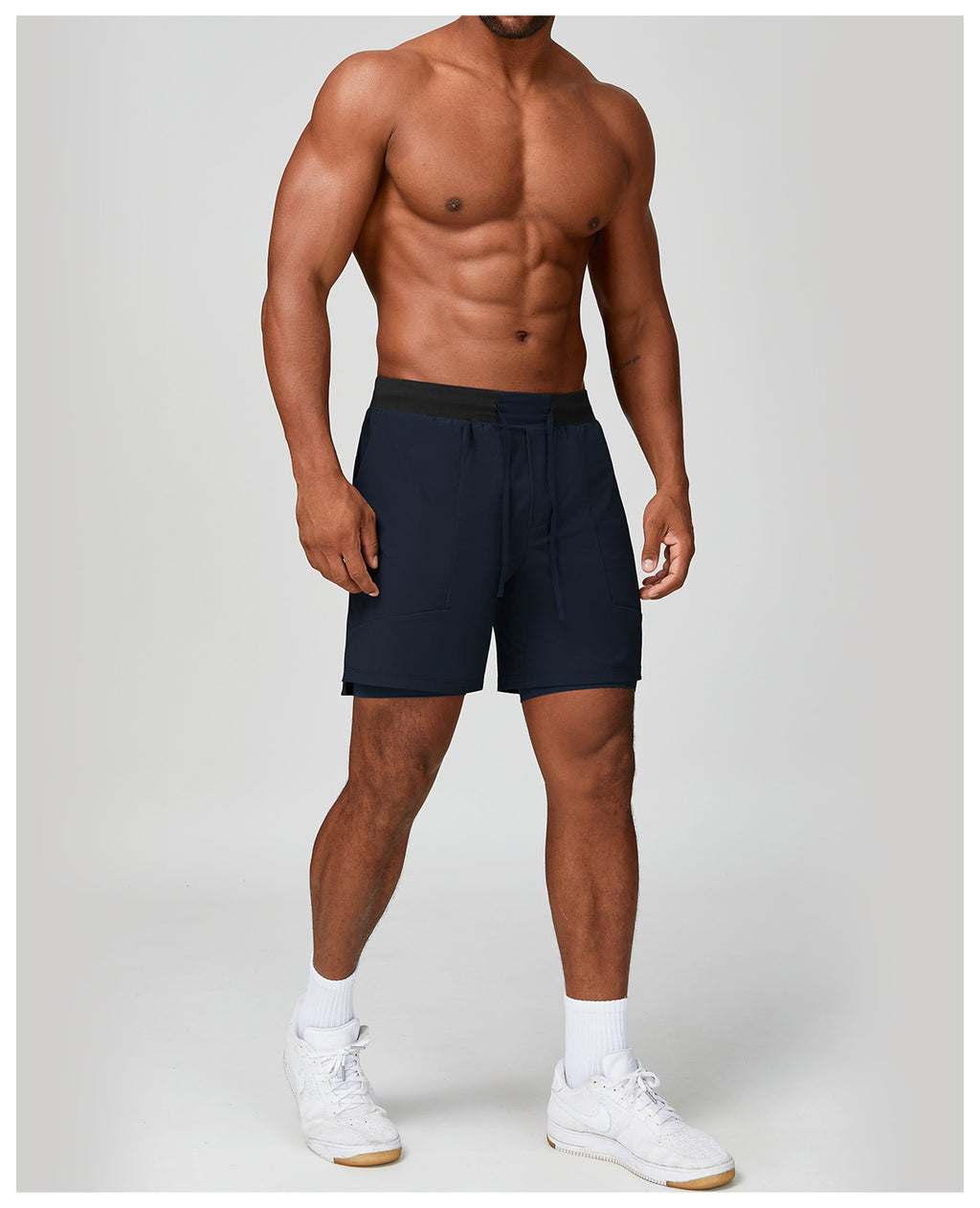 Men's Shorts Gym Running Casual Athletic EDK1189