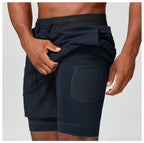 Men's Shorts Gym Running Casual Athletic EDK1189