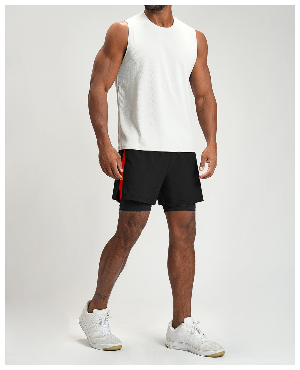 Men's Shorts Gym Running Casual Athletic EDK1205-2