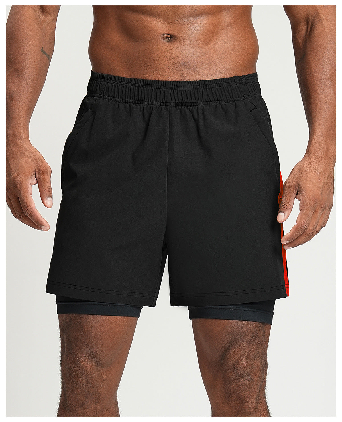 Men's Shorts Gym Running Casual Athletic EDK1205-2