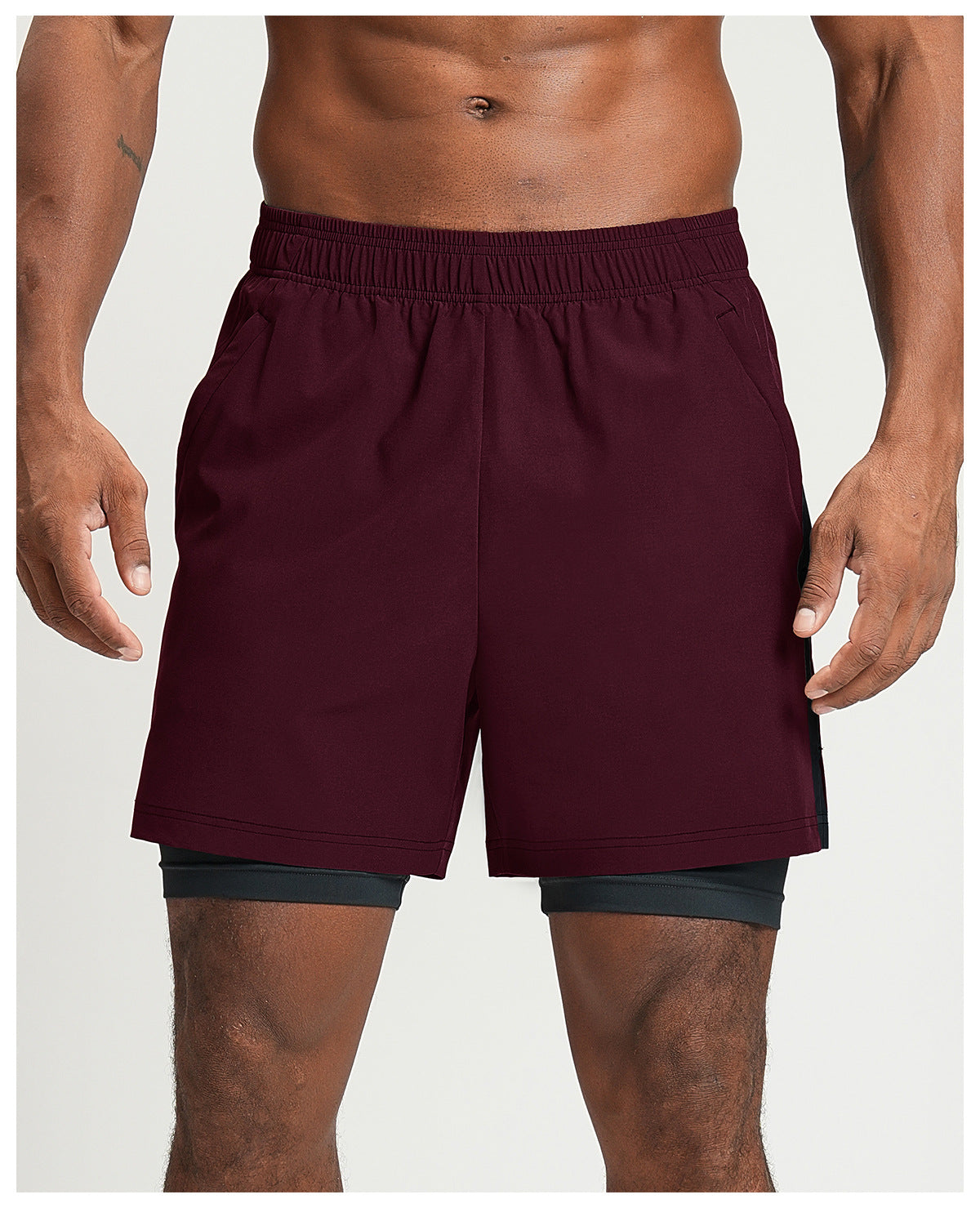 Men's Shorts Gym Running Casual Athletic EDK1205-2