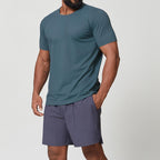 Mens Gym Workout 88%polyester 12%spandex Tshirt EDX1166 - Product View 11 | Honfit