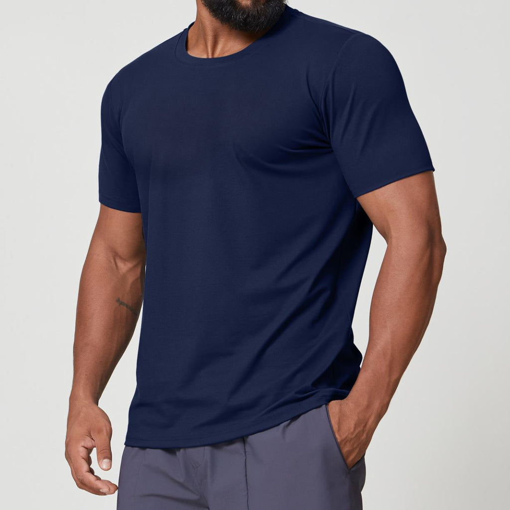 Mens Gym Workout 88%polyester 12%spandex Tshirt EDX1166 - Product View 12 | Honfit