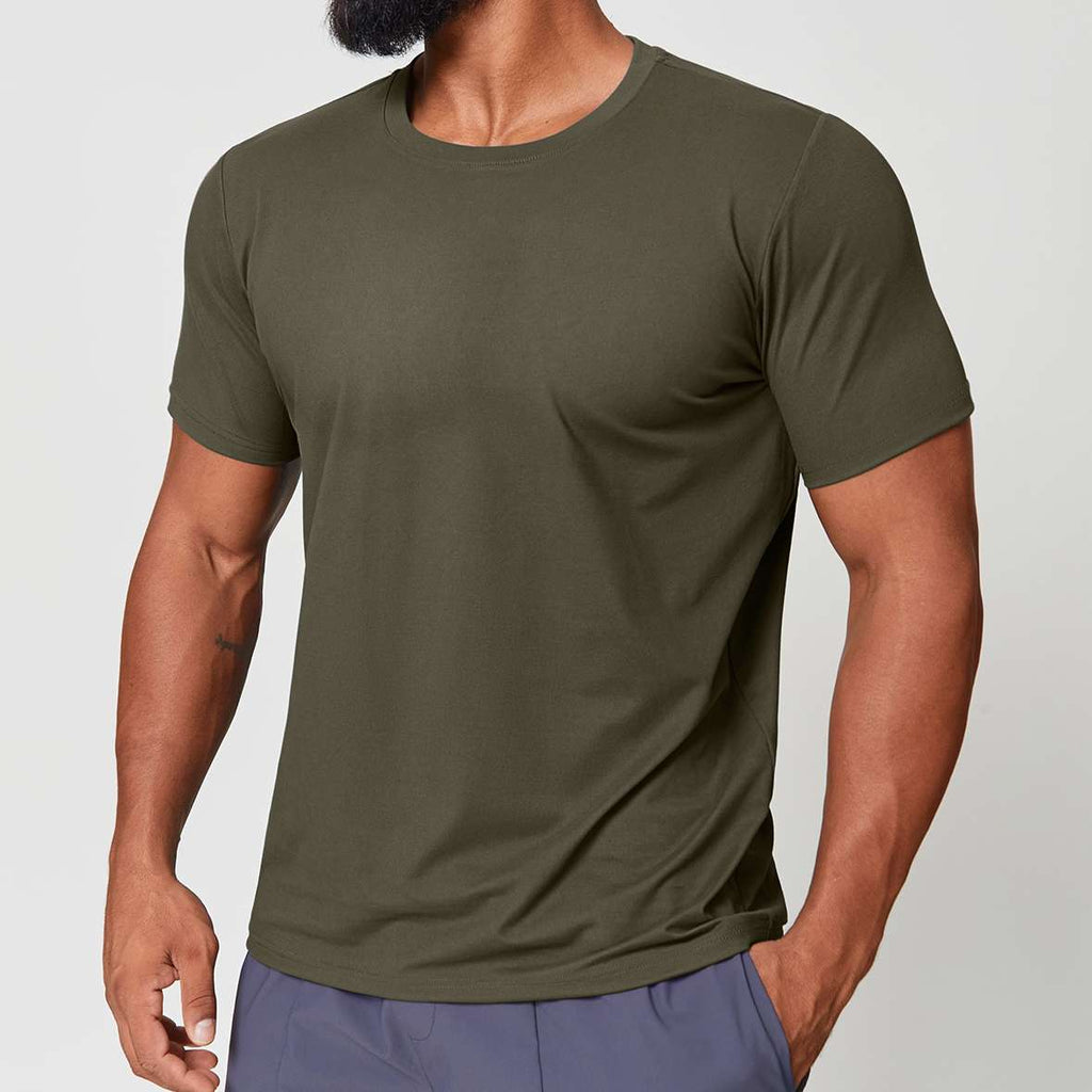 Mens Gym Workout 88%polyester 12%spandex Tshirt EDX1166 - Product View 23 | Honfit