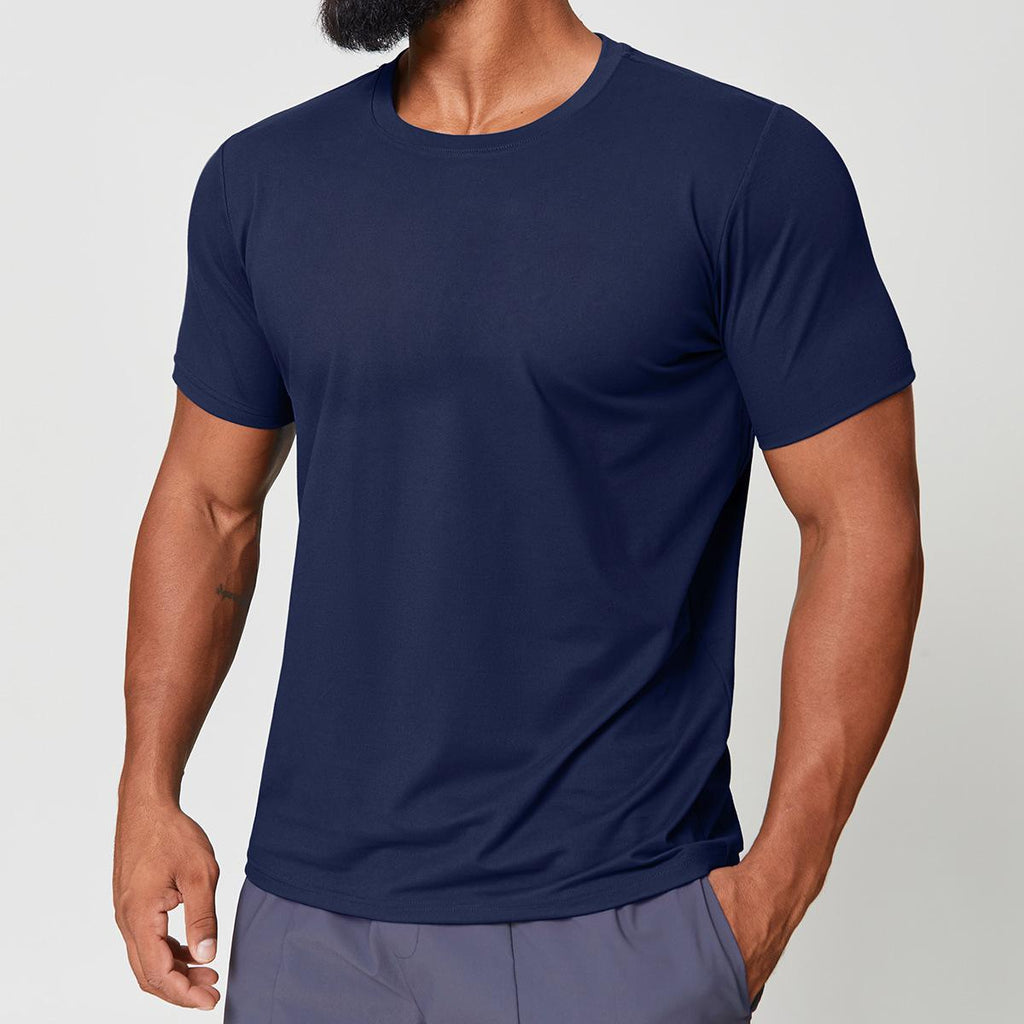 Mens Gym Workout 88%polyester 12%spandex Tshirt EDX1166 - Product View 25 | Honfit
