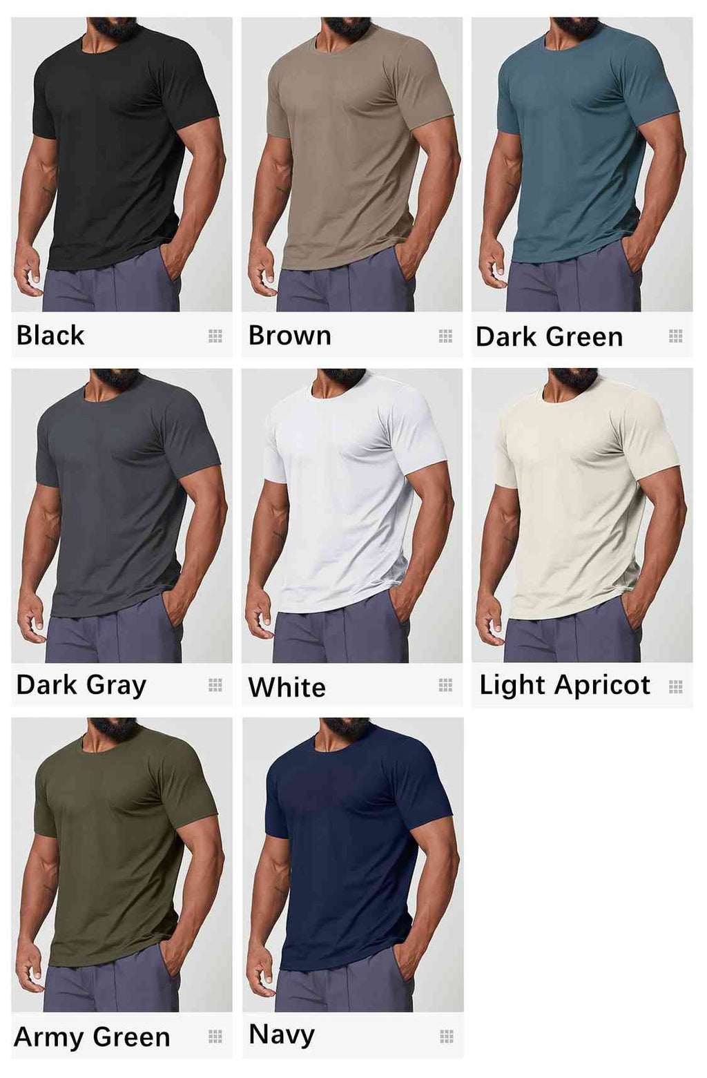 Mens Gym Workout 88%polyester 12%spandex Tshirt EDX1166 - Product View 26 | Honfit