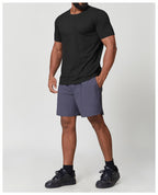 Mens Gym Workout 88%polyester 12%spandex Tshirt EDX1166 - Product View 28 | Honfit