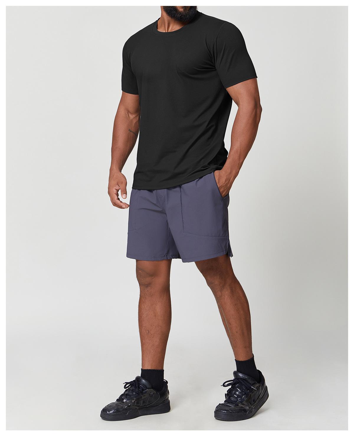 Mens Gym Workout 88%polyester 12%spandex Tshirt EDX1166 - Product View 28 | Honfit