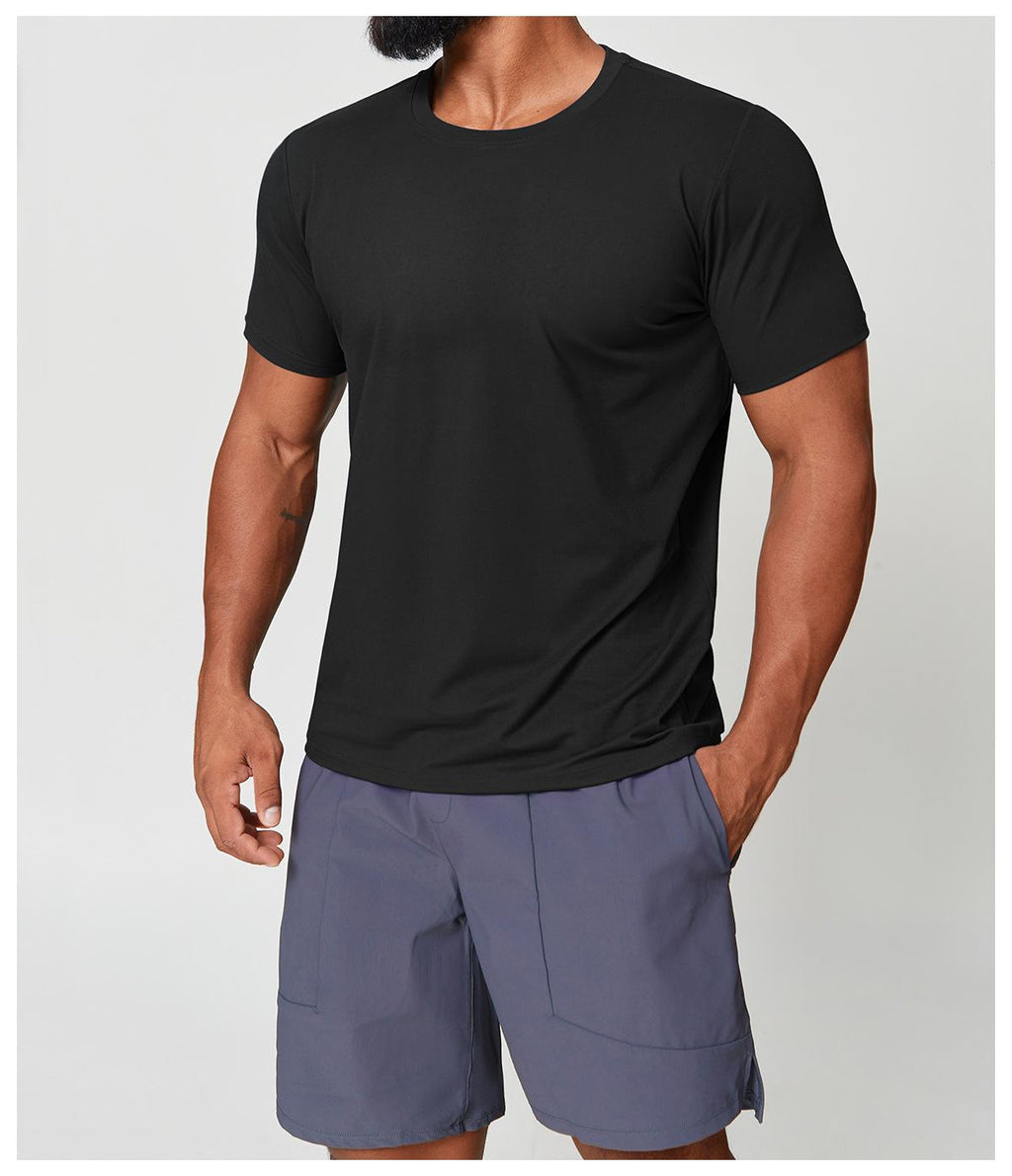 Mens Gym Workout 88%polyester 12%spandex Tshirt EDX1166 - Product View 29 | Honfit