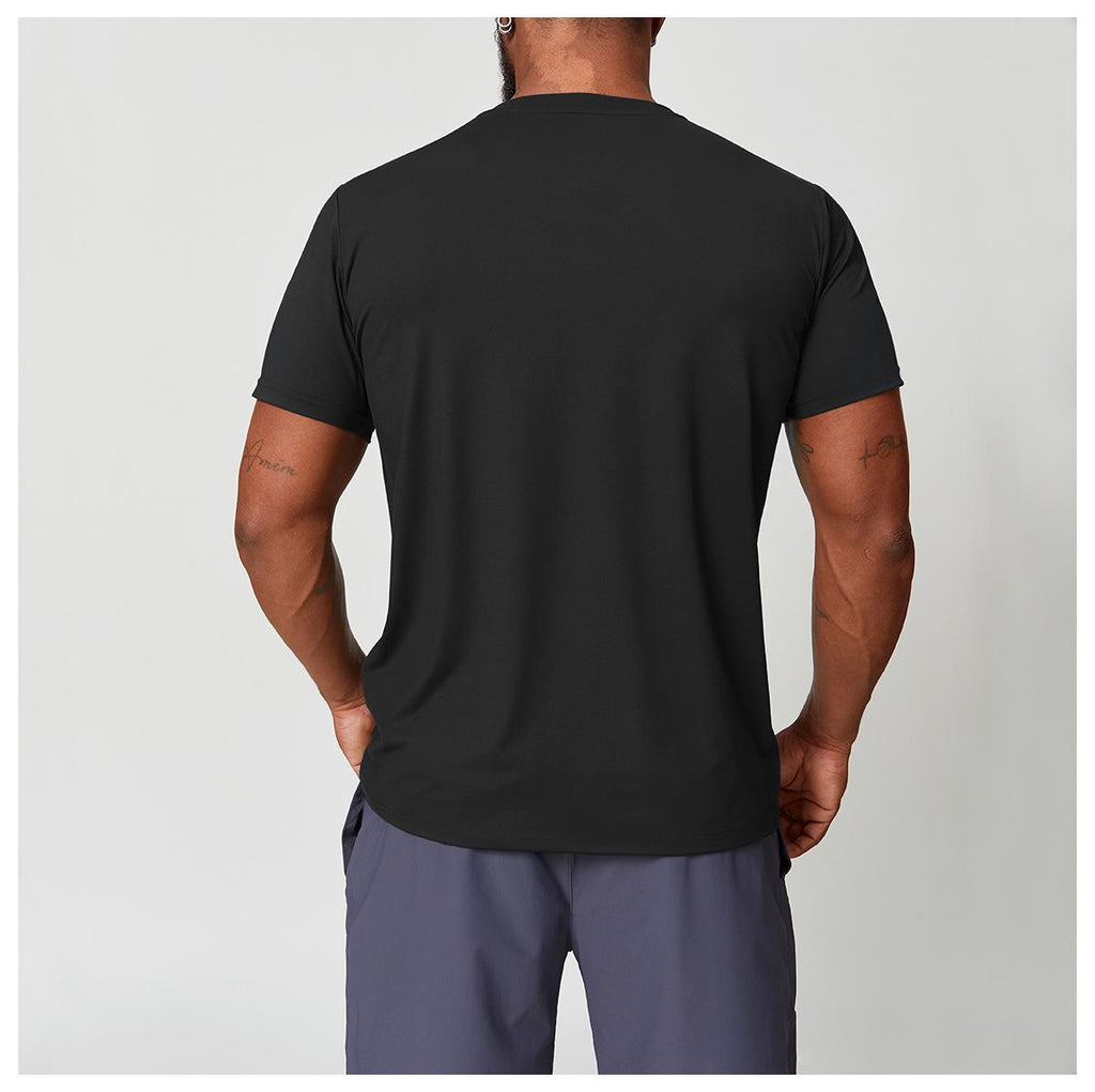 Mens Gym Workout 88%polyester 12%spandex Tshirt EDX1166 - Product View 30 | Honfit