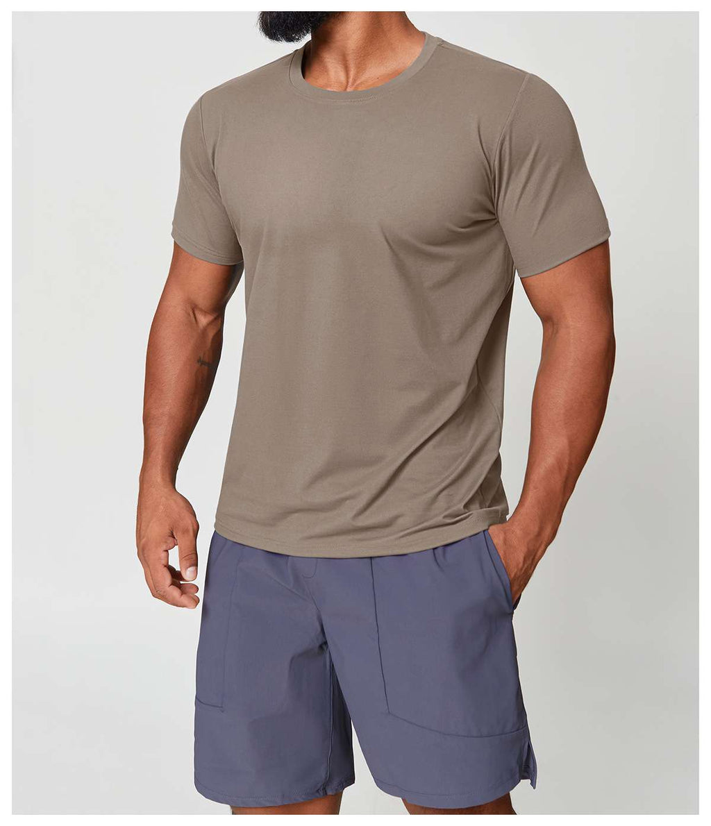 Mens Gym Workout 88%polyester 12%spandex Tshirt EDX1166 - Product View 33 | Honfit