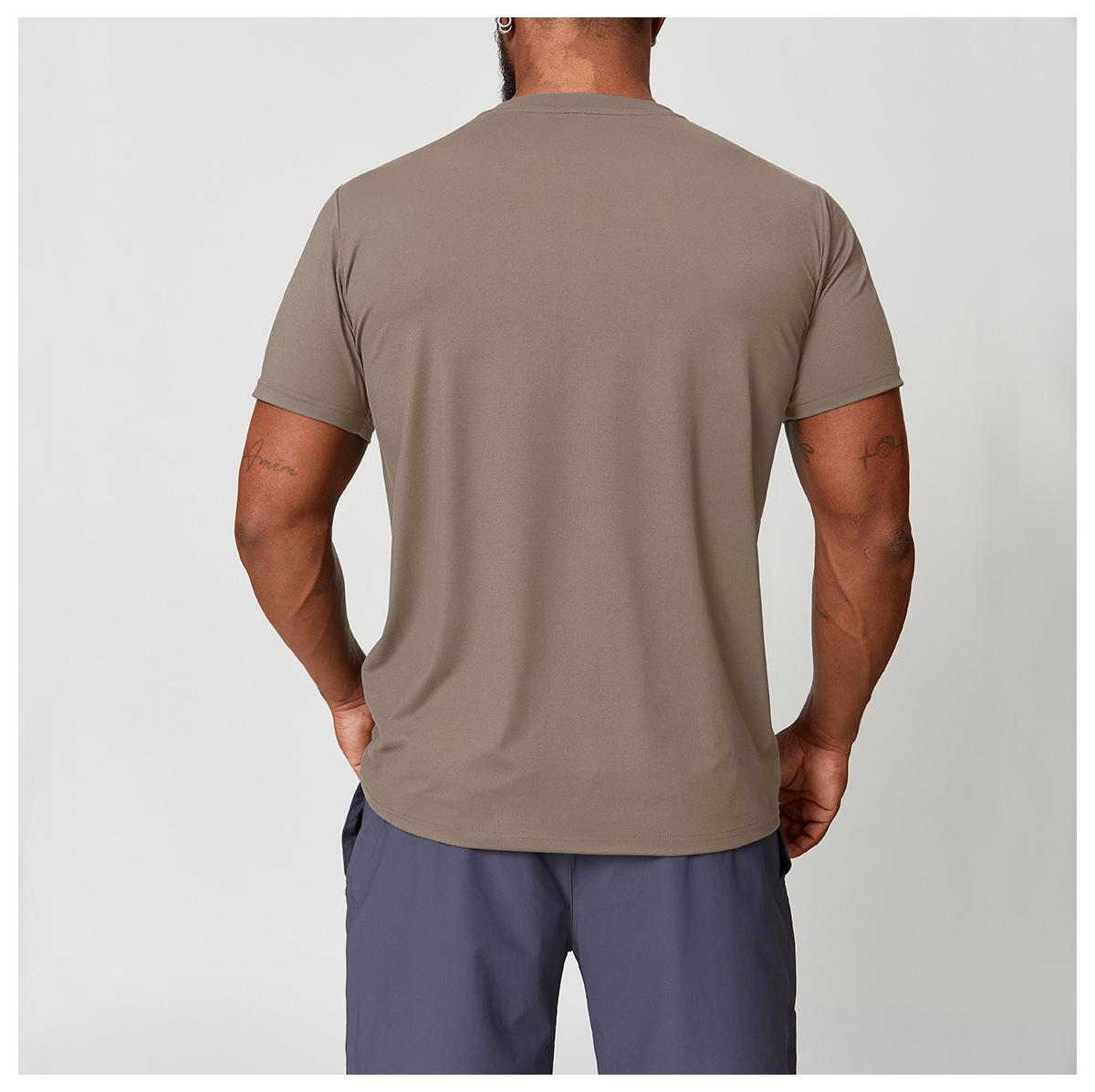 Mens Gym Workout 88%polyester 12%spandex Tshirt EDX1166 - Product View 34 | Honfit