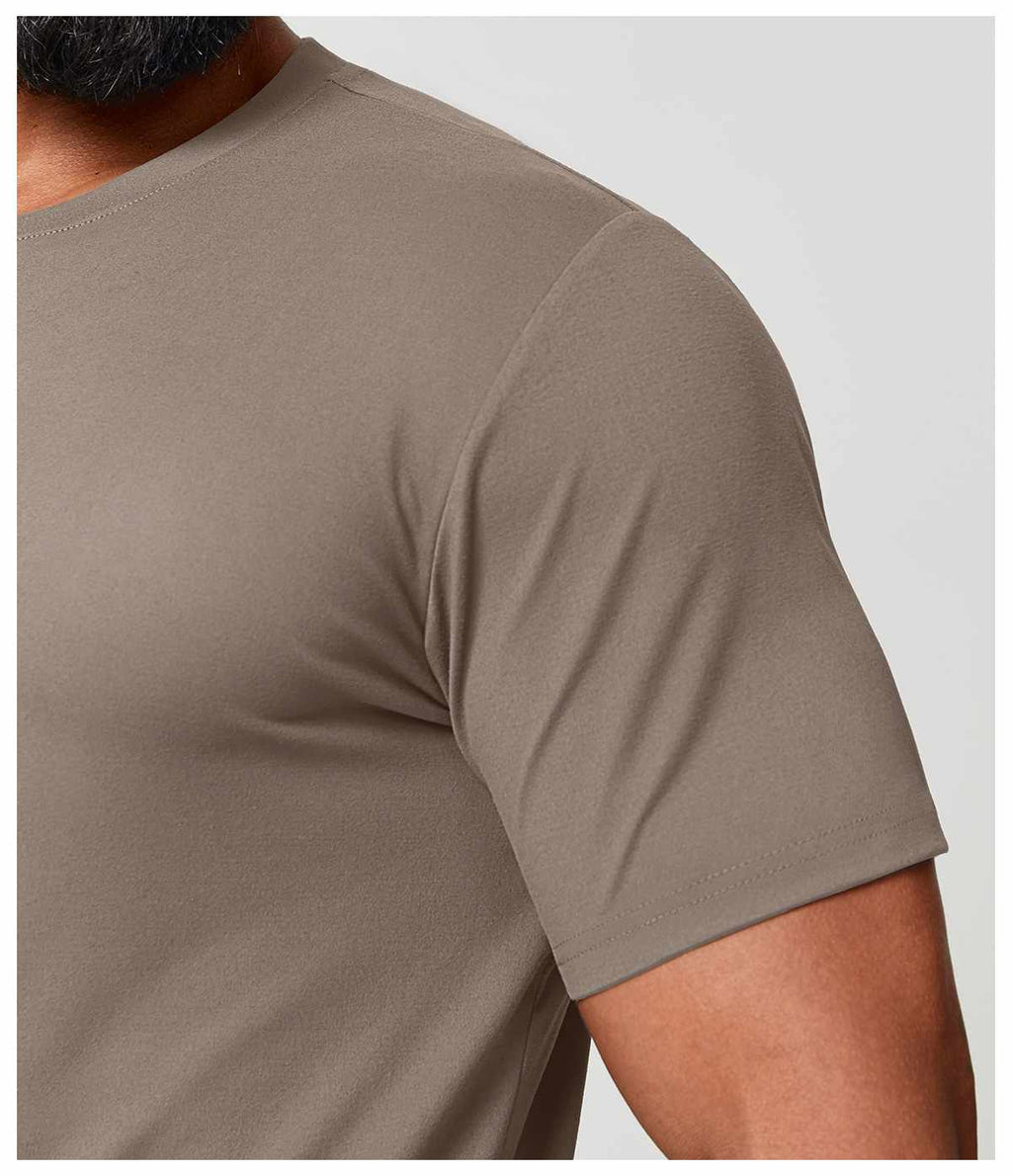 Mens Gym Workout 88%polyester 12%spandex Tshirt EDX1166 - Product View 35 | Honfit