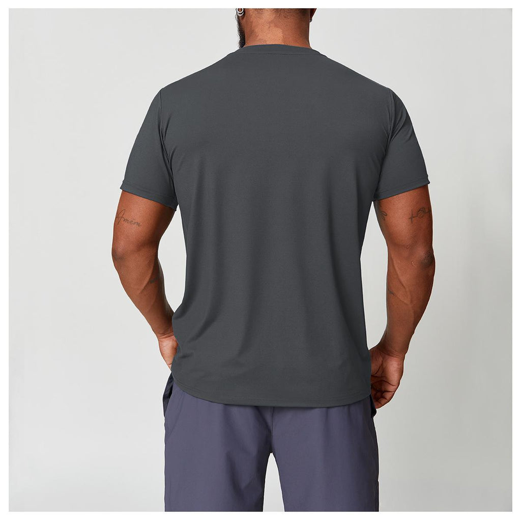 Mens Gym Workout 88%polyester 12%spandex Tshirt EDX1166 - Product View 38 | Honfit
