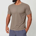 Mens Gym Workout 88%polyester 12%spandex Tshirt EDX1166 - Product View 4 | Honfit